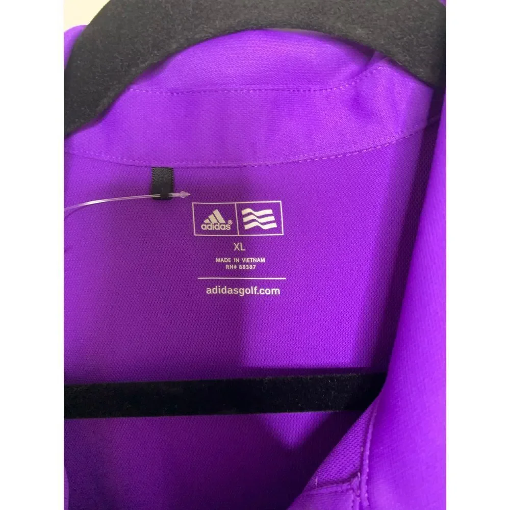 Adidas Purple Athletic Tennis Golf romper Striped Sporty Performance shortall XL - Picture 6 of 8